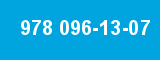 978 096-13-07 978 096-13-07